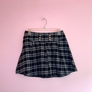 Shein Checkered Skater Skirt